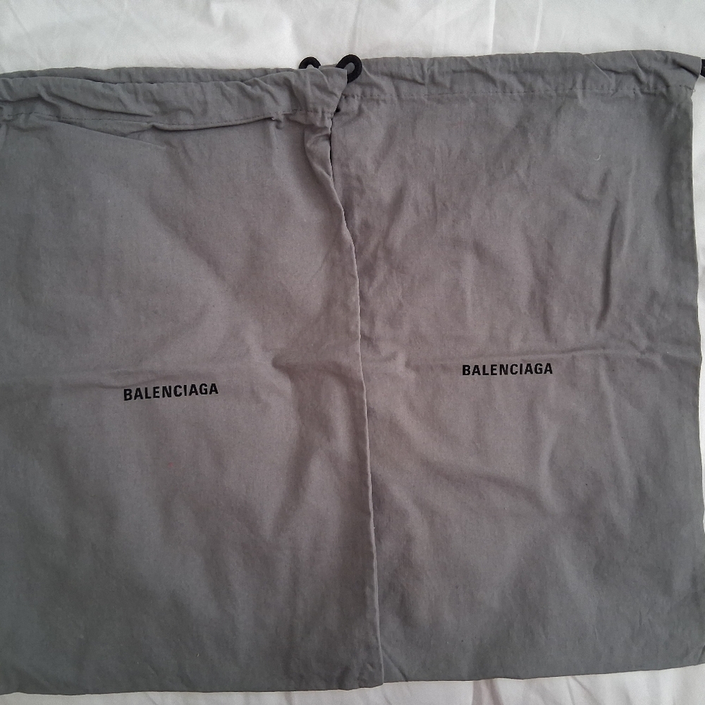 2fer!!!Balenciaga Gray Dust Bag